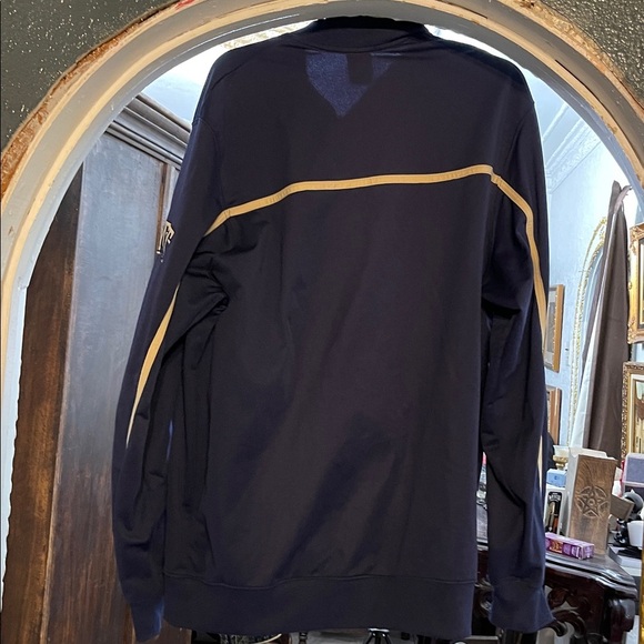 Nike Panthers Dri-Fit Navy and Cream Track Jacket XL - Picture 6 of 8